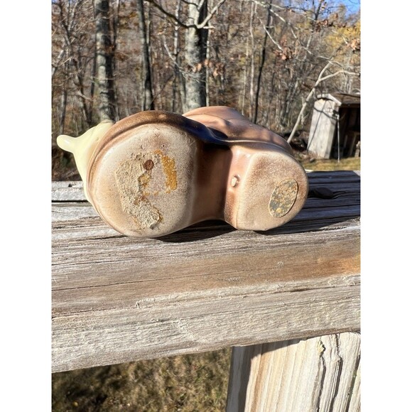 Vintage Enesco Siamese Kitten on an old Brown Boot Planter Made in Japan - Picture 5 of 7